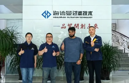 Clienții saudiți vizitează Headman Filtration pentru a explora oportunități de aprofundare a cooperării și deschiderea unor noi orizonturi